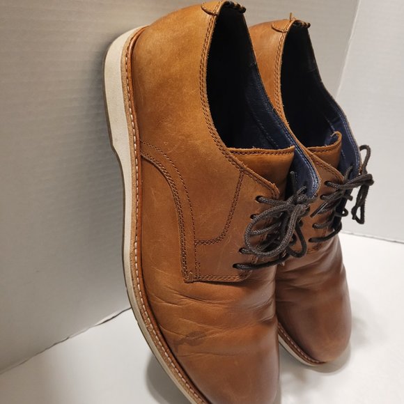 Cole Haan Grand OS Oxfords Shoes Leather Brown Men's Shoes Size 10.5M - Picture 12 of 13